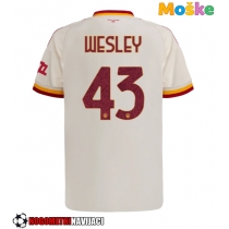 Moške Nogometnih dresov AS Roma Wesley Franca #43 Gostujoči 2026-27 Kratki rokavi